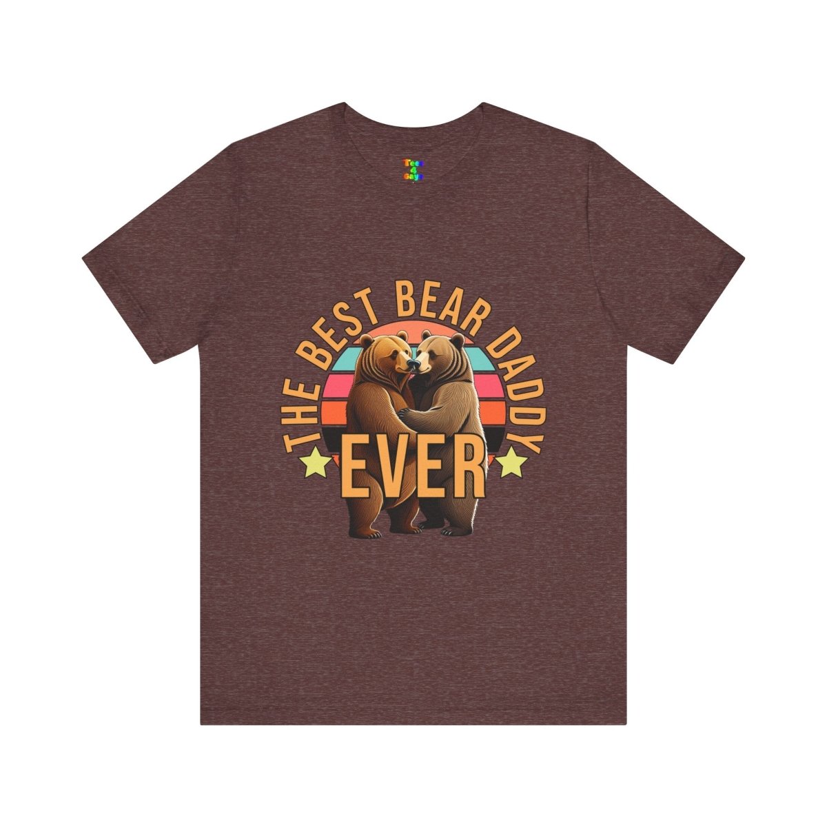 Best Bear Daddy Ever T-Shirt, Father's Day Gift, Cute Family Tee, Wildlife Lover Shirt, Unisex Gift Idea, Animal Graphic Apparel - Tees4Gays