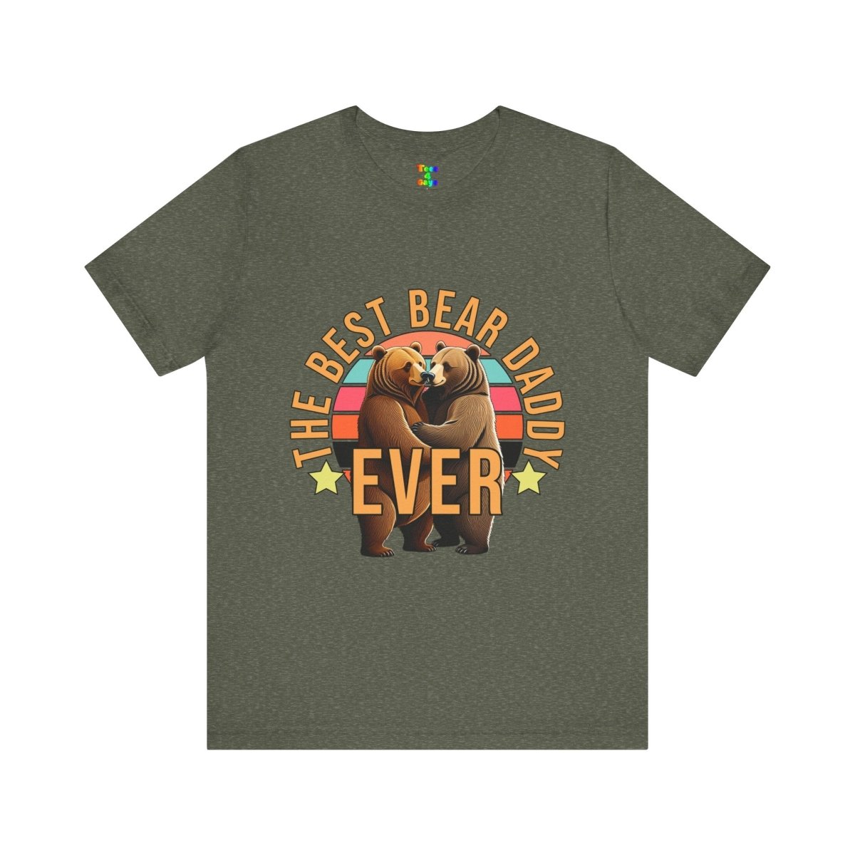 Best Bear Daddy Ever T-Shirt, Father's Day Gift, Cute Family Tee, Wildlife Lover Shirt, Unisex Gift Idea, Animal Graphic Apparel - Tees4Gays