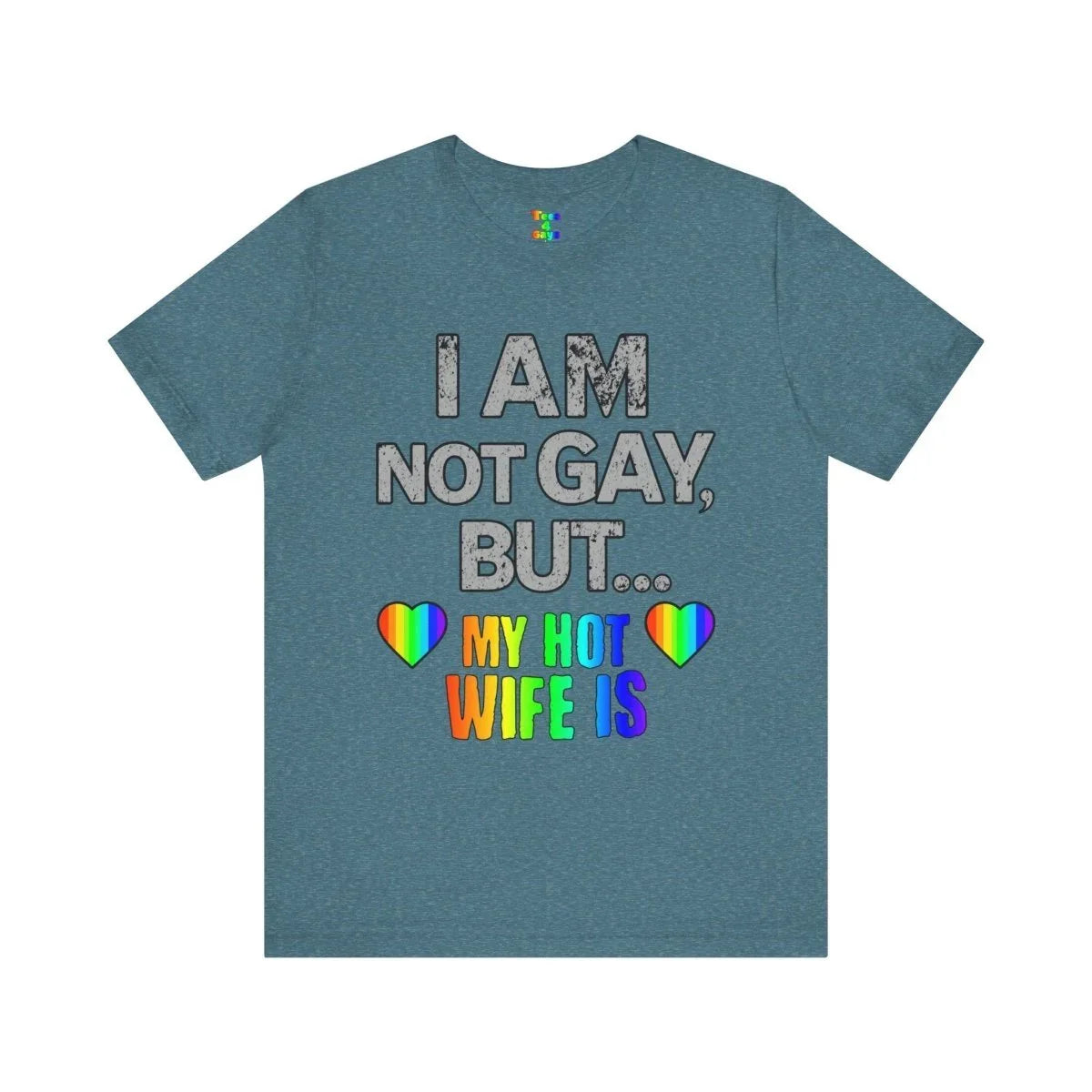Fun LGBT Pride T-Shirt, Unisex Jersey Tee for Pride Events, Gift for Couples, Humorous Tee for LGBTQ+ Community, Wedding Anniversary Gift - Tees4Gays