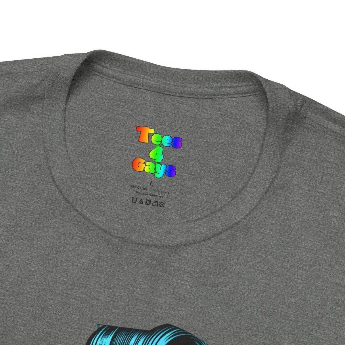 “I Swallow” Rebus Puzzle Shirt – Funny Queer Graphic Tee, Dirty - Minded LGBTQ+ Apparel, Innuendo Pride T-Shirt - Tees4Gays