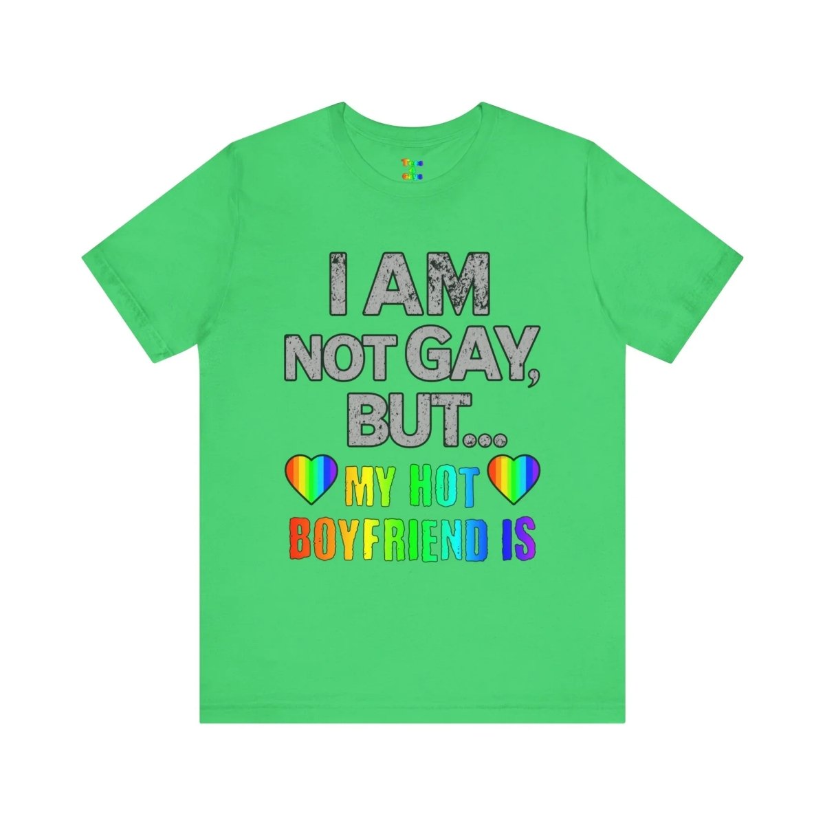 Sassy LGBTQ T-Shirt – “I’m Not Gay, But My Boyfriend Is” Pride Tee - Tees4Gays